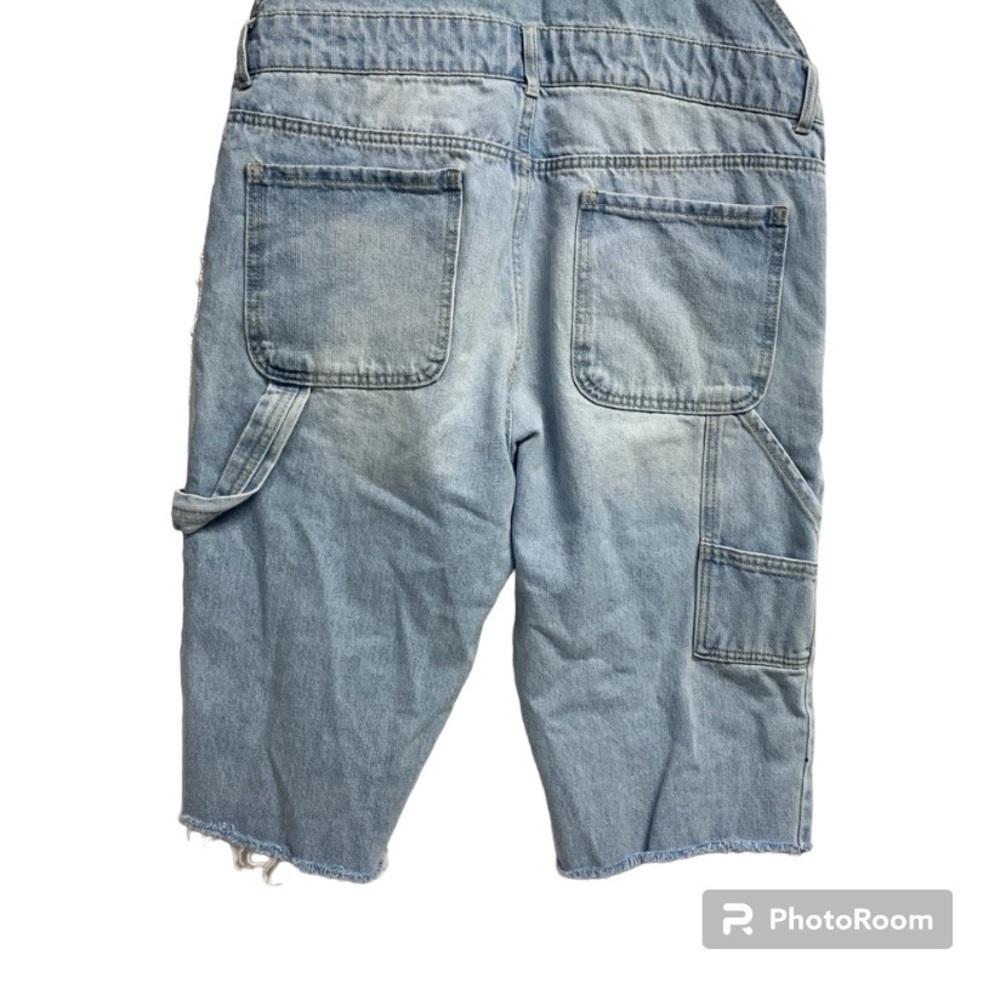 Menโs Forever 21 Denim Overalls - Picture 7 of 9